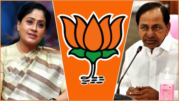 new congress joinee vijayashanti says resigned to bjp for not sending kcr into jail