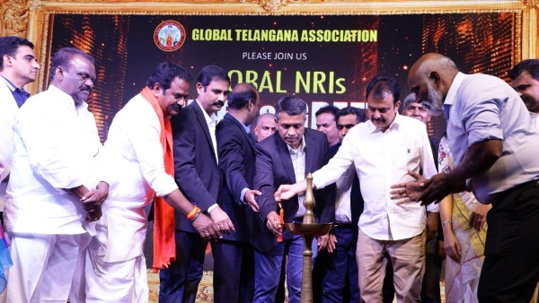 Global Telangana association first anniversary celebrations held in Hyderabad