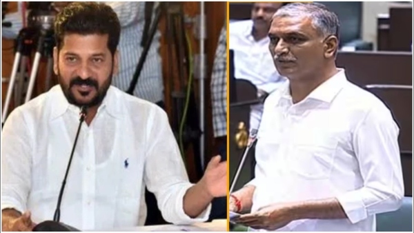  White paper on Telangana debt: Revanth reddy vs Harish Rao in assembly session