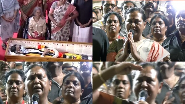 After Vijayakanths funeral, Premalatha Vijayakanth spoke to her fans in tears. After Vijayakanths funeral, Premalatha Vijayakanth spoke to her fans in tears.