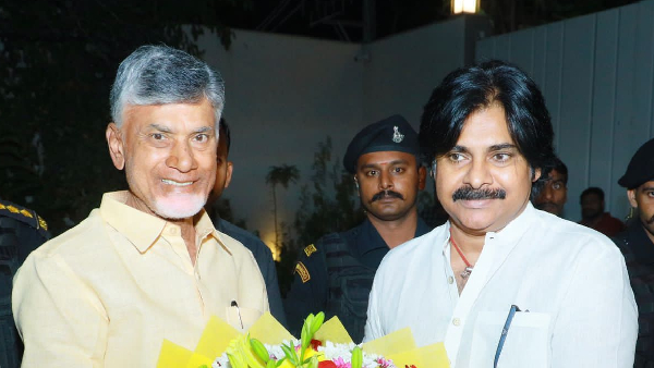  chandrababu went to pawan kalyan residence in Hyderabad.