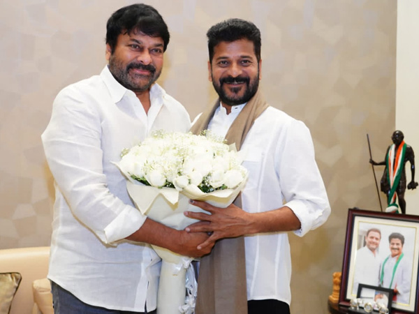 megastar chiranjeevi meet telangana cm revanth reddy-discuss on tollywood problems