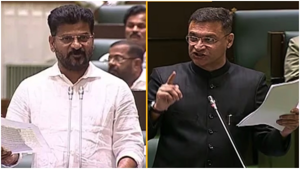 MIM VS Congress in telangana assembly session: Revanth and Bhatti fires on akbaruddin owaisi comments MIM VS Congress in telangana assembly session: Revanth and Bhatti fires on akbaruddin owaisi comments