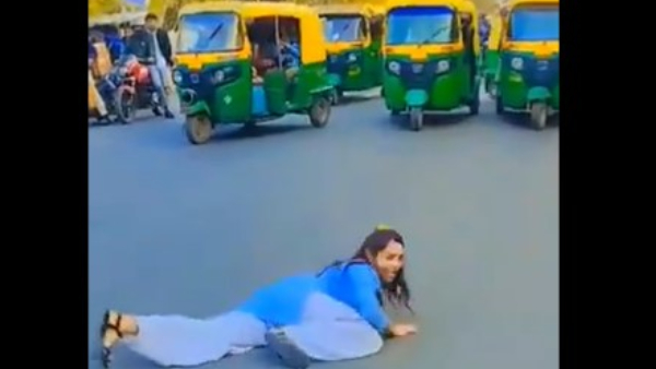 A girl dances in the middle of road video viral: TSRTC MD Sajjanar responded A girl dances in the middle of road video viral: TSRTC MD Sajjanar responded