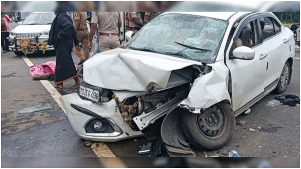 three telangana people died in a road accident in tamil nadu