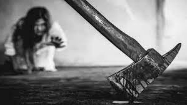 Suspicious of his wife, the husband hacked his sleeping wife to death with an axe near Bellary, 