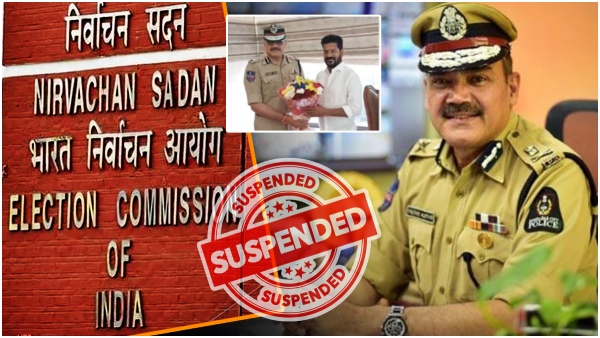 EC suspended Telangana dgp anjani kumar Over Model Code Violation