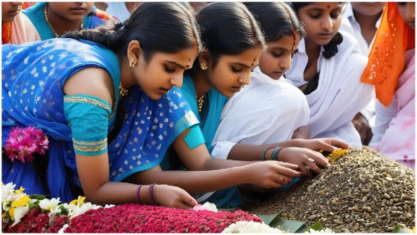  Fathers funeral conducted by his daughters..