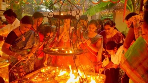  Temples in Telugu states have become crowded with devotees