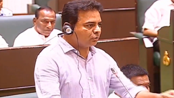 ktr counter to congress govt over white paper; sweda pathram power point presentation!!