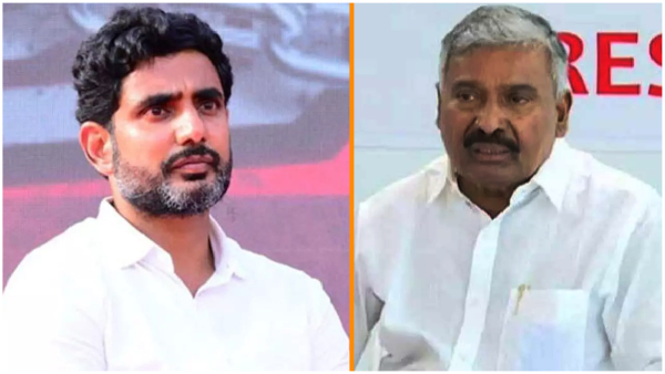 tdp leader nara lokesh files criminal defamation suit worth rs.50 lakhs on ap minister peddireddy