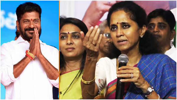NCP leader Supriya Sule has praised Telangana CM Revanth Reddy