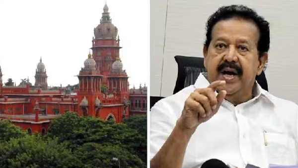 The Madras High Court sentenced the Tamil Nadu minister and his wife to three years in prison in an embezzlement case