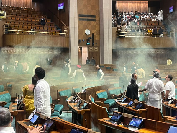 Parliament security breach as 2 jump from visitors gallery, leaked yellow gas, mps run for cover 