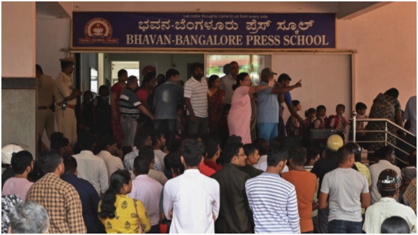 Police suspect that the schools in Bengaluru have received bomb threat emails from two countries, Police suspect that the schools in Bengaluru have received bomb threat emails from two countries,