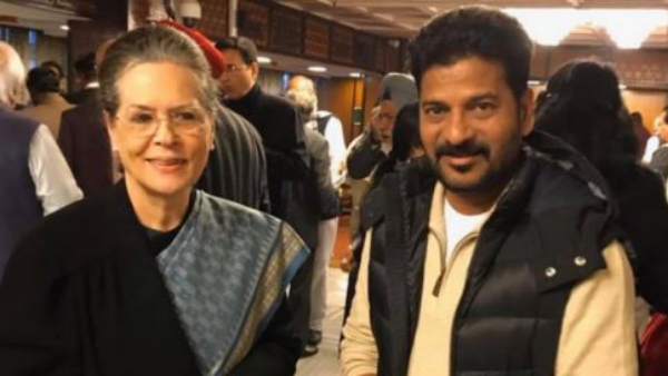 Telangana CM designate Revanth Reddy meets Sonia Gandhi
