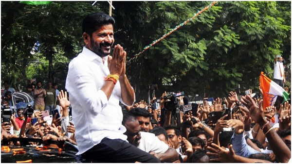 Revanth Reddy took oath as the chief minister of Telangana, Sonia and congress leaders Attends