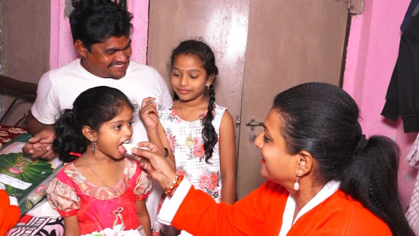 ap minister rk roja turned as santa claus, surprise gifting to poor family on ys jagan birthday