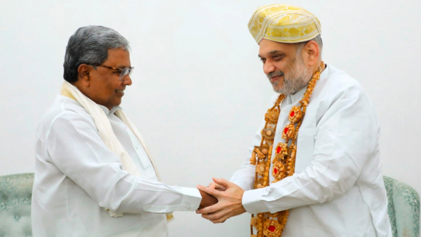 Karnataka CM Siddaramaiah has appealed to Union Home Minister Amit Shah to provide drought relief.