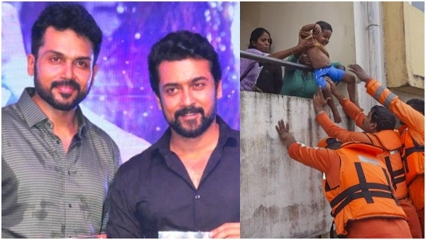 Cyclone Michaung: Movie heroes Suriya, Karthi helped flood victims!!