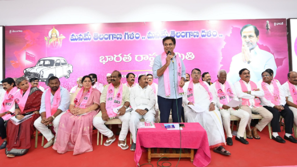 KTR fires at congress govt in Warangal Lok Sabha Preparatory Meeting
