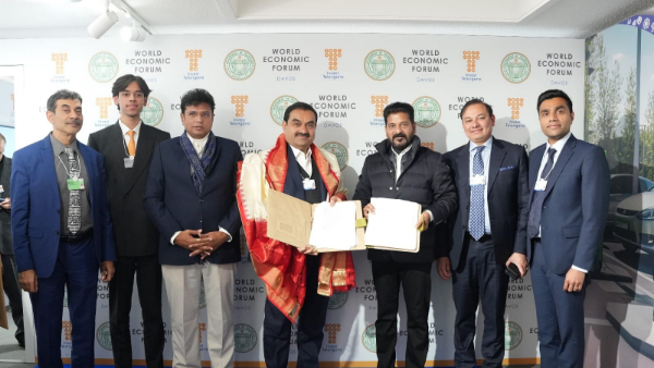 Adani group to invest 12,400 cr in telangana state: revanth reddy meets Gautam Adani