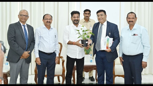 BILT and Coca-Cola representatives meets telangana CM Revanth Reddy BILT and Coca-Cola representatives meets telangana CM Revanth Reddy