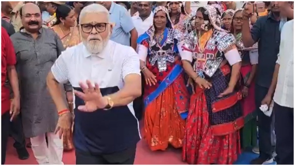 Sankranthi 2024: Minister Ambati Rambabu dance during the Bhogi celebrations