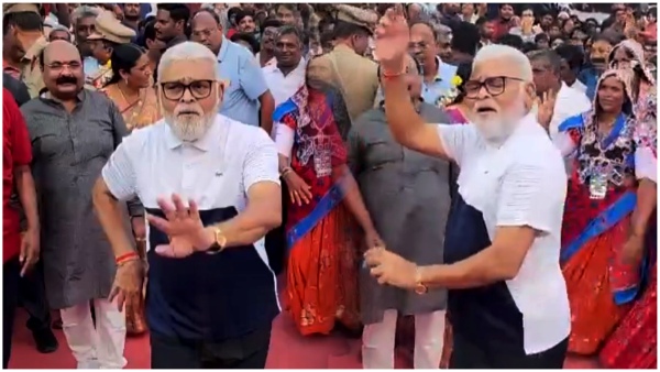 Sankranthi 2024: Minister Ambati Rambabu dance during the Bhogi celebrations