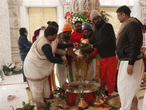 Ayodhya Ram Mandir: Puja rituals starts for the Pranpratishtha ceremony 