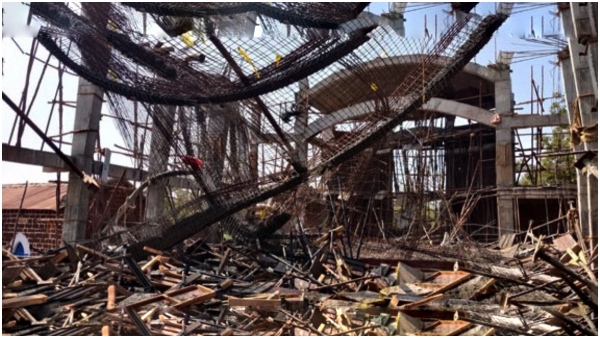 Church collapsed in Sangareddy district: four killed