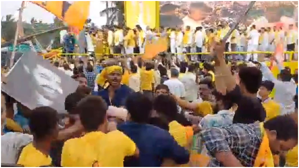 Clash broke out between TDP and Jr NTR supporters 