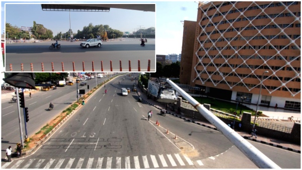 On the occasion of Sankranti, the traffic congestion in Hyderabad has reduced drastically