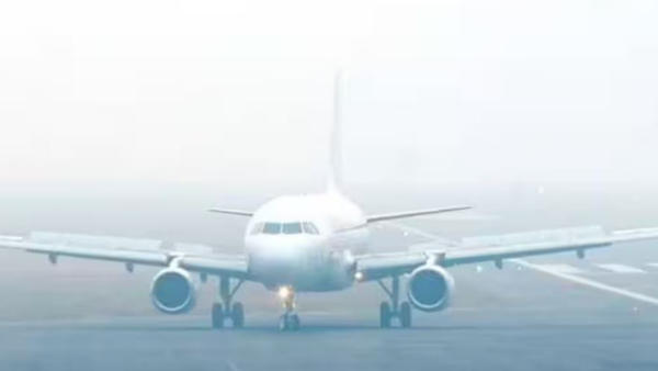 flight services cancelled due to fog