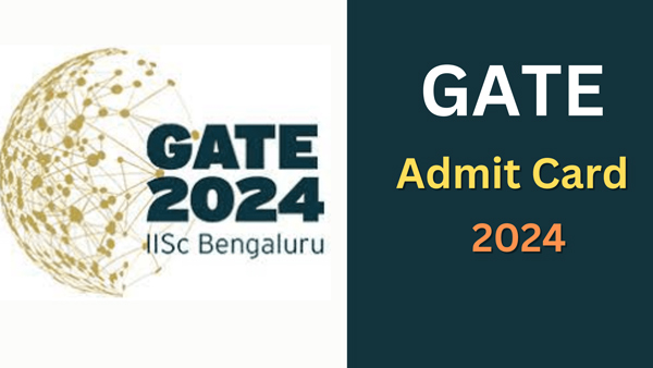 GATE Admit Card 2024: IISC to release admit cards on gate2024.iisc.ac.in today