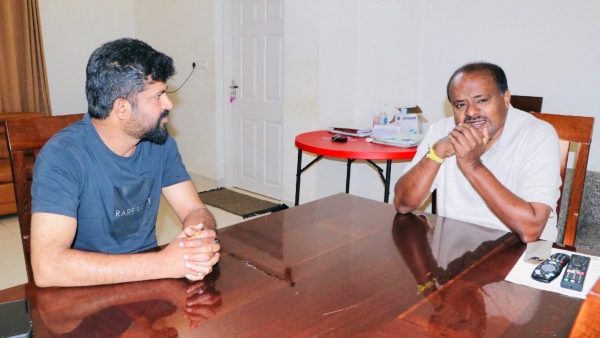 Mysuru BJP MP Pratap Simha held secret talks with former Karnataka CM HD Kumaraswamy