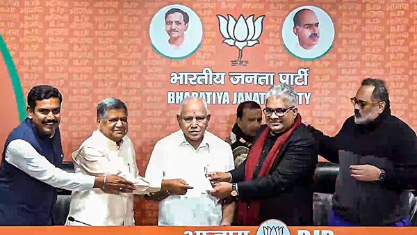 Jagdish Shetter, the former CM of Karnataka who resigned from the Congress party and rejoined the BJP