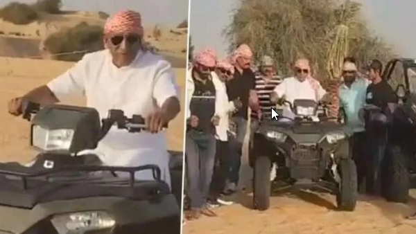 Former Minister Malla Reddy enjoying in Dubai tour