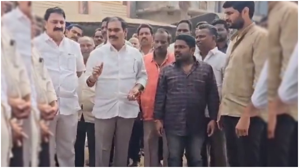 YSRCP MLC Thota Trimurthulu visits Mandapeta