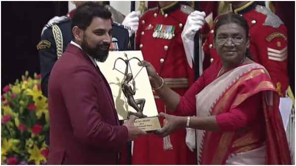 Mohammed Shami received Arjuna Award