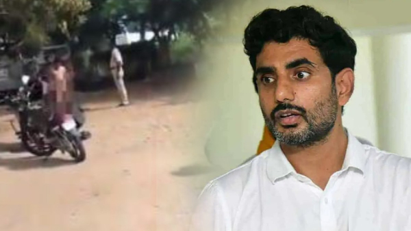 Lokesh shocking post with video: TDP worker naked and beaten by ap police!!