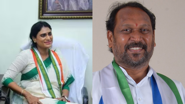 YS Sharmila at ex minister YCP leaders house .. Is she operation started!!