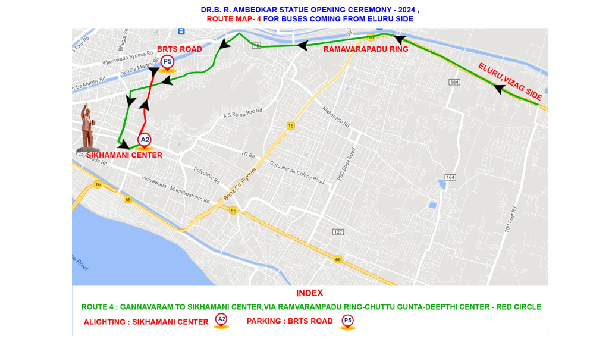 traffic restrictions in vijayawada tomorrow due to dr br ambedkar statue inauguration traffic restrictions in vijayawada tomorrow due to dr br ambedkar statue inauguration