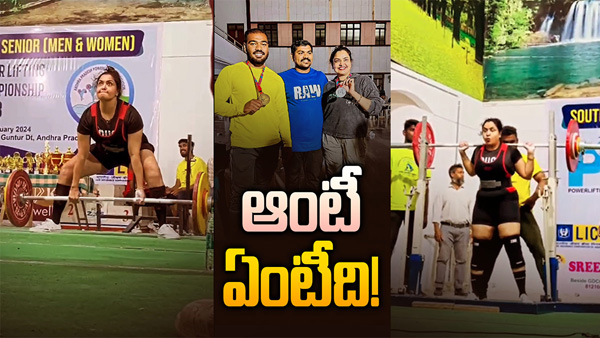 Tollywood actress Pragati won silver medal in weightlifting