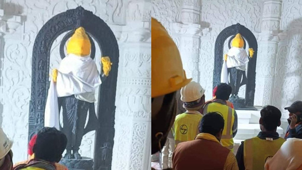 Ayodhya Ram Mandir: First image of the Idol of Lord Ram Lalla inside the temple