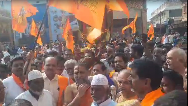  Ayodhya Ram Pran pratishta; celebrations with full devotion in AP districts!!