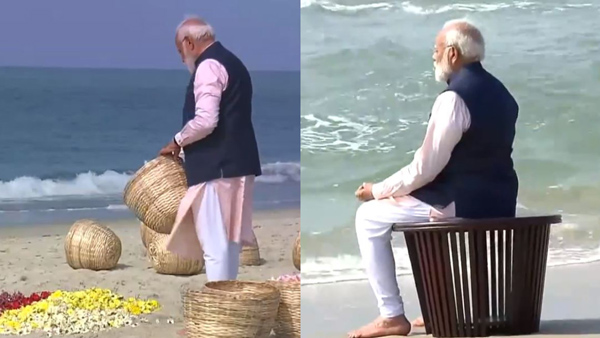 Ayodhya Ram Mandir: PM Modi offer prayers at Arichal Munai point near Dhanushkodi