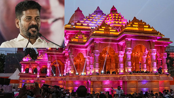 Real Hindus cannot go to incompletely Ayodhya Ram Mandir, says CM Revanth Reddy