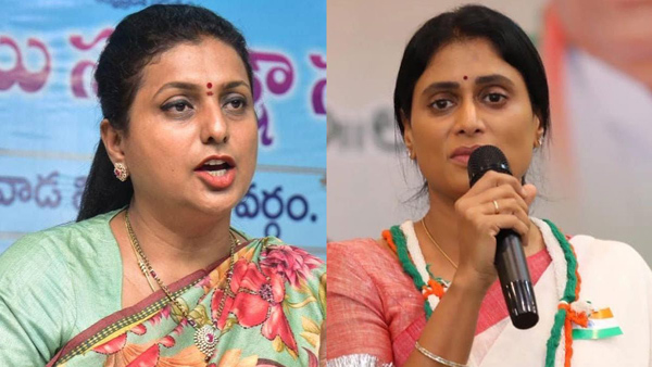 Minister roja shocking comments on ys sharmila, chandrababu and pawan kalyan Minister roja shocking comments on ys sharmila, chandrababu and pawan kalyan