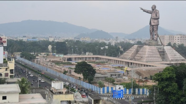 Historic Statue of DR Br Ambedkar is all set to unveil in Vijayawada- Here are silent features Historic Statue of DR Br Ambedkar is all set to unveil in Vijayawada- Here are silent features